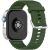 Ремешок UniCase Silicone Strap для Huawei Watch Fit 3 / Fit 4 / Fit 4 Pro - Army Green: фото 1 из 7