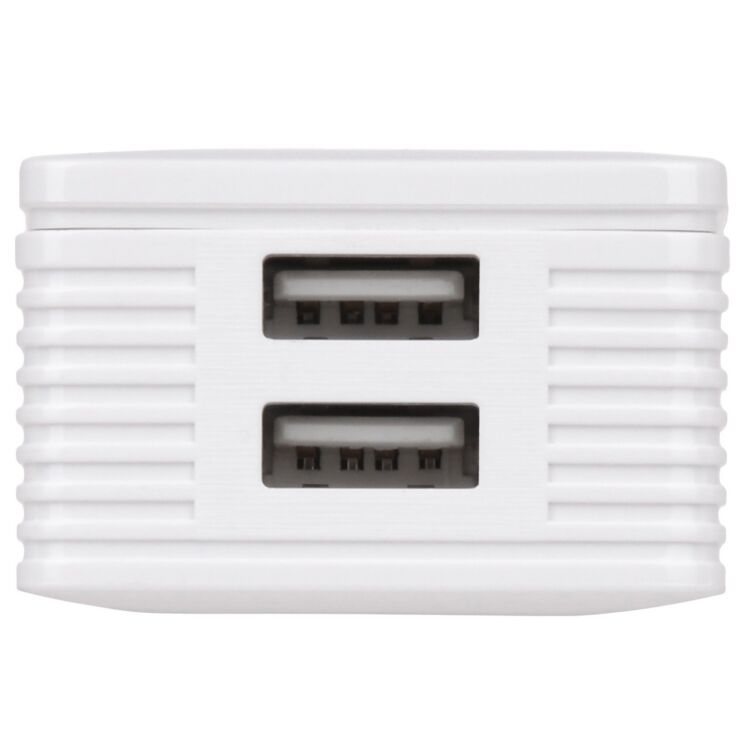 Сетевое зарядное устройство 2Е Wall Charger 12W (2USB, 2.1A) 2E-WC4USB-W - White: фото 2 из 5