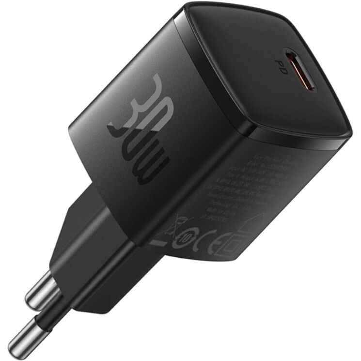 Сетевое зарядное устройство Baseus Cube Pro 30W (Type-C) CCXF000301 - Black: фото 1 из 19
