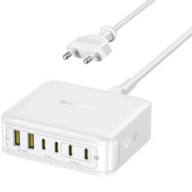 Сетевое зарядное устройство Baseus FH21 2U + 4C (120W) E0120T - White: фото 1 из 22