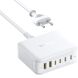 Сетевое зарядное устройство Baseus FH21 2U + 4C (120W) E0120T - White (995694W). Фото 3 из 22