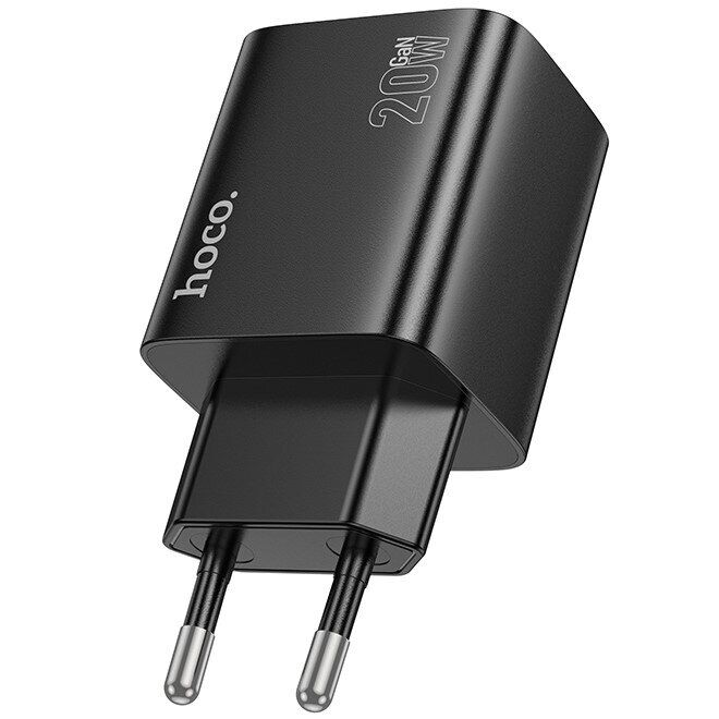 Сетевое зарядное устройство Hoco N55 20W 2C+2U - Black: фото 2 из 6