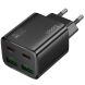 Сетевое зарядное устройство Hoco N55 20W 2C+2U - Black (346191B). Фото 1 из 6