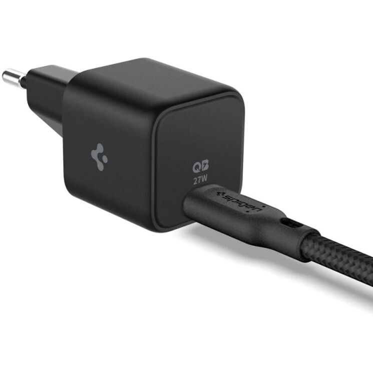 Сетевое зарядное устройство Spigen (SGP) PE2103EU 27W - Black: фото 5 из 10