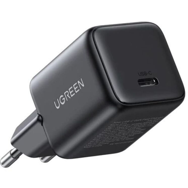 Мережевий зарядний пристрій UGREEN X513 30W Type-C (65007) - Black: фото 1 з 9