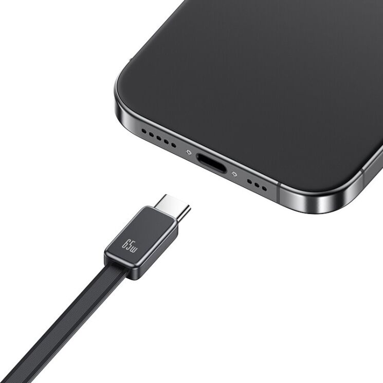 Сетевое зарядное устройство USAMS US-CC299 GaN 65W (USB + Type-C) + кабель Type-C - Black: фото 3 из 21