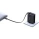 Сетевое зарядное устройство USAMS US-CC299 GaN 65W (USB + Type-C) + кабель Type-C - Black (960223B). Фото 4 из 21