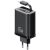 Сетевое зарядное устройство USAMS US-CC299 GaN 65W (USB + Type-C) + кабель Type-C - Black: фото 1 из 21