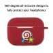 Силиконовый чехол Deexe 3D Cartoon для AirPods Pro - Red Lollipop (263214C). Фото 2 из 8