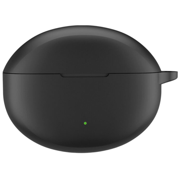 Силиконовый чехол Deexe Silicone Case (FH) для OPPO Enco Air 4 Pro - Black: фото 1 из 3
