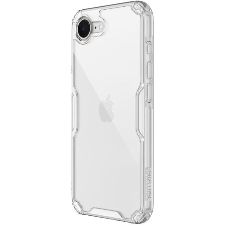 Силиконовый чехол NILLKIN Nature TPU Pro для Apple iPhone 16e - Transparent: фото 2 из 10