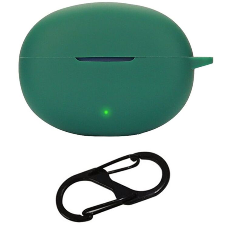 Силиконовый чехол UniCase Protective Color для Realme Buds Air 6 - Blackish Green: фото 1 из 3