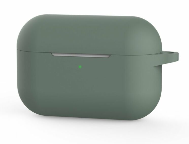Силиконовый чехол UniCover Protective Cover для Apple AirPods Pro - Dark Green: фото 2 из 2
