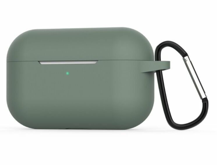 Силиконовый чехол UniCover Protective Cover для Apple AirPods Pro - Dark Green: фото 1 из 2