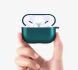 Силиконовый чехол X-LEVEL Frosted UltraThin для Apple AirPods Pro - Green (263218G). Фото 4 из 7