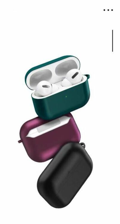 Силиконовый чехол X-LEVEL Frosted UltraThin для Apple AirPods Pro - Green: фото 2 из 7
