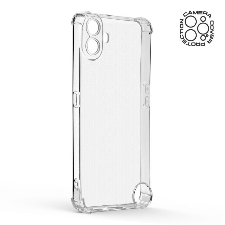 Силиконовый (TPU) чехол ArmorStandart Air Force для CMF by Nothing Phone 1 - Clear: фото 2 из 6