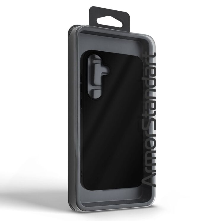Силиконовый (TPU) чехол ArmorStandart Matte Slim Fit для Samsung Galaxy A55 (A556) - Black: фото 5 из 5