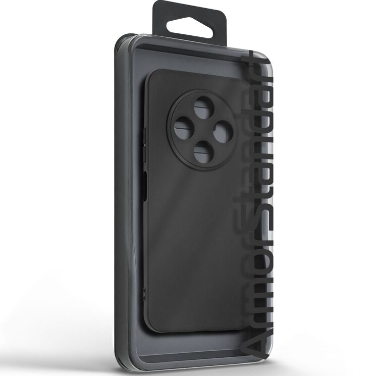 Силиконовый (TPU) чехол ArmorStandart Matte Slim Fit для TECNO Spark 30C - Black: фото 2 из 5