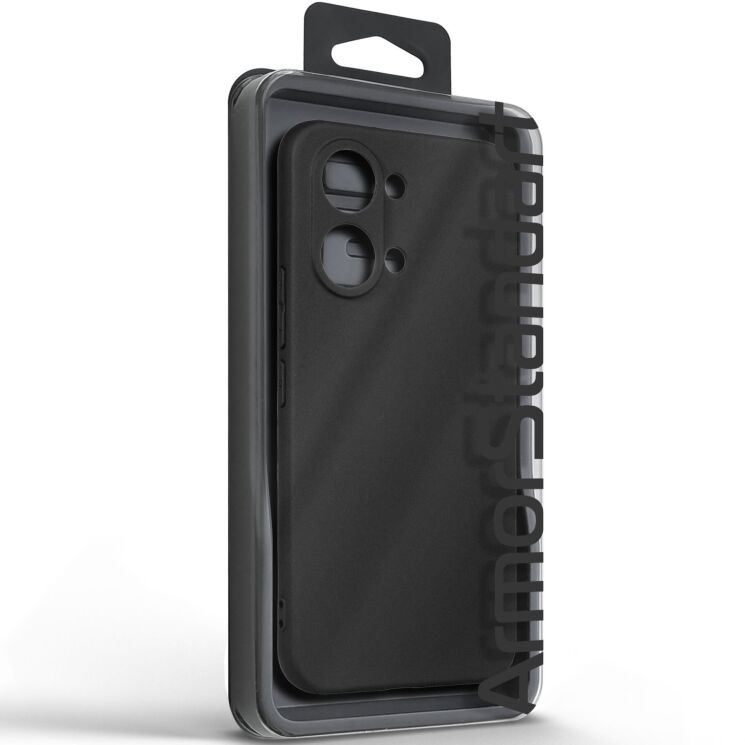Силиконовый (TPU) чехол ArmorStandart Matte Slim Fit для Xiaomi Poco X8 Pro Max - Black: фото 3 из 5