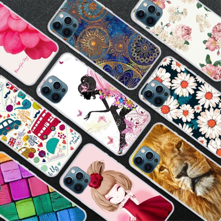 Силіконовий (TPU) чохол Deexe Life Style для Apple iPhone 13 Pro - Colorful Blocks: фото 5 з 5