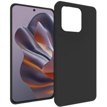 Силиконовый (TPU) чехол Deexe Matte Case для для Motorola Edge 60 / Edge 60 Fusion - Black: фото 1 из 5