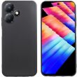 Силиконовый (TPU) чехол Deexe Matte Case для Infinix Hot 30 Play (X6835B) - Black (327812B)