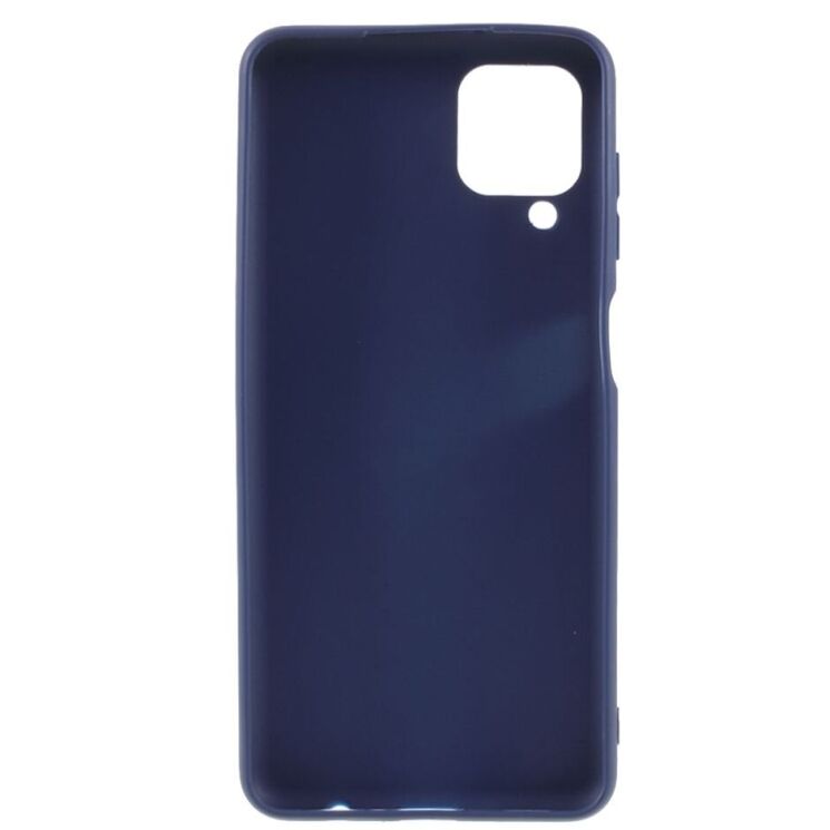 Силиконовый (TPU) чехол Deexe Matte Case для Samsung Galaxy M12 (M125) - Dark Blue: фото 3 из 8