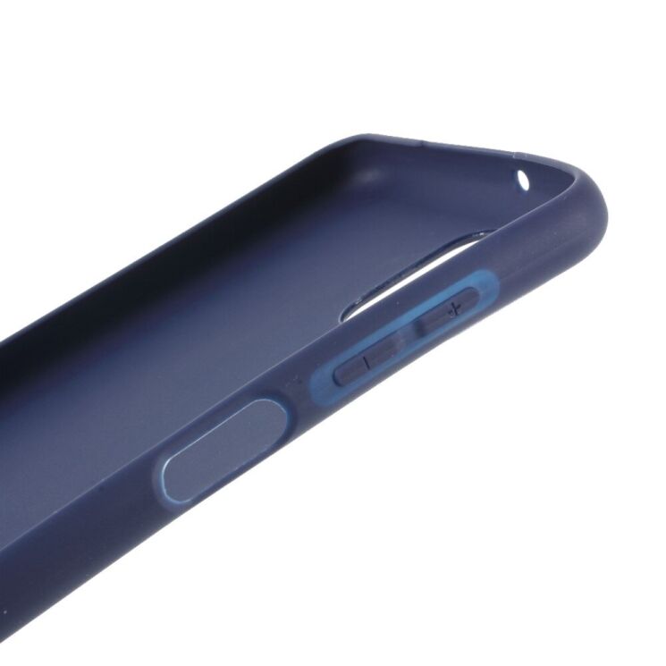Силиконовый (TPU) чехол Deexe Matte Case для Samsung Galaxy M12 (M125) - Dark Blue: фото 8 из 8