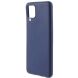 Силиконовый (TPU) чехол Deexe Matte Case для Samsung Galaxy M12 (M125) - Dark Blue (273310DB). Фото 2 из 8