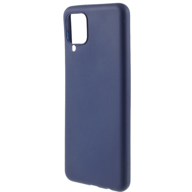 Силиконовый (TPU) чехол Deexe Matte Case для Samsung Galaxy M12 (M125) - Dark Blue: фото 2 из 8