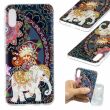 Силиконовый (TPU) чехол Deexe Pretty Glossy для Samsung Galaxy M10 (M105) - Elephant and Peacock (215707I)