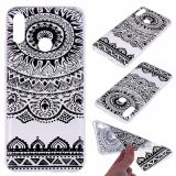 Силіконовий (TPU) чохол Deexe Pretty Glossy для Samsung Galaxy M20 (M205) - Black Flower (245231F)