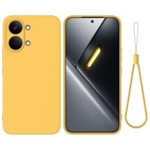 Силиконовый (TPU) чехол Deexe Silicone Case для Xiaomi Poco X8 Pro - Yellow: фото 1 из 9