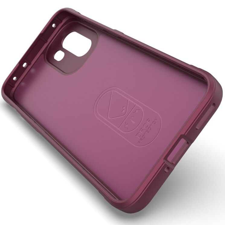 Силіконовий (TPU) чохол Deexe Terra Case для OnePlus 15R / Ace 6T - Wine Red: фото 3 з 6