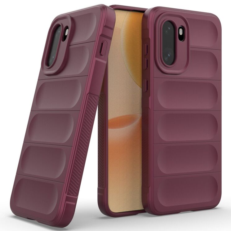 Силіконовий (TPU) чохол Deexe Terra Case для OnePlus 15R / Ace 6T - Wine Red: фото 2 з 6