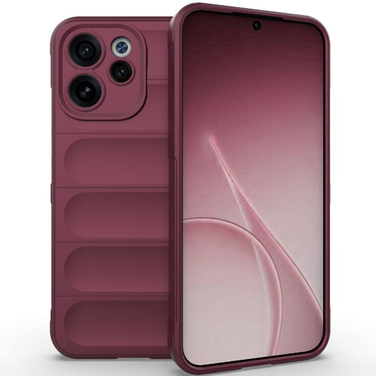 Силиконовый (TPU) чехол Deexe Terra Case для OPPO Reno 15 F - Wine Red: фото 1 из 5