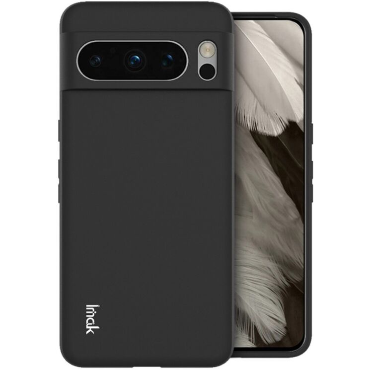 Силиконовый (TPU) чехол IMAK UC-3 Series для Google Pixel 8 Pro - Black: фото 2 из 10