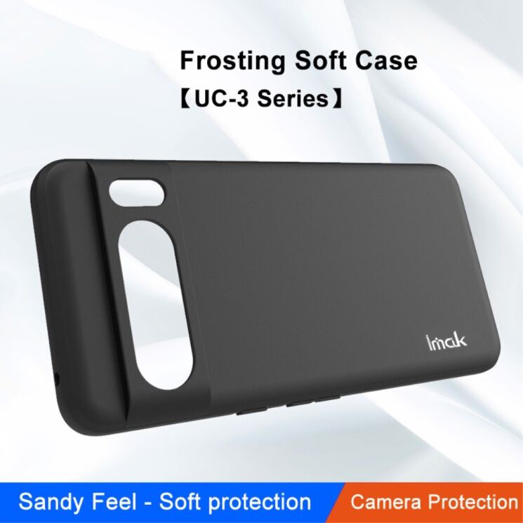 Силиконовый (TPU) чехол IMAK UC-3 Series для Google Pixel 8 Pro - Black: фото 5 из 10