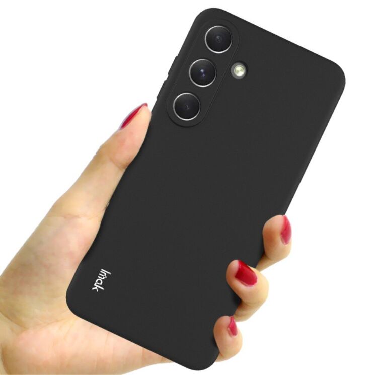 Силиконовый (TPU) чехол IMAK UC-3 Series для Samsung Galaxy S24 (S921) - Black: фото 7 из 12
