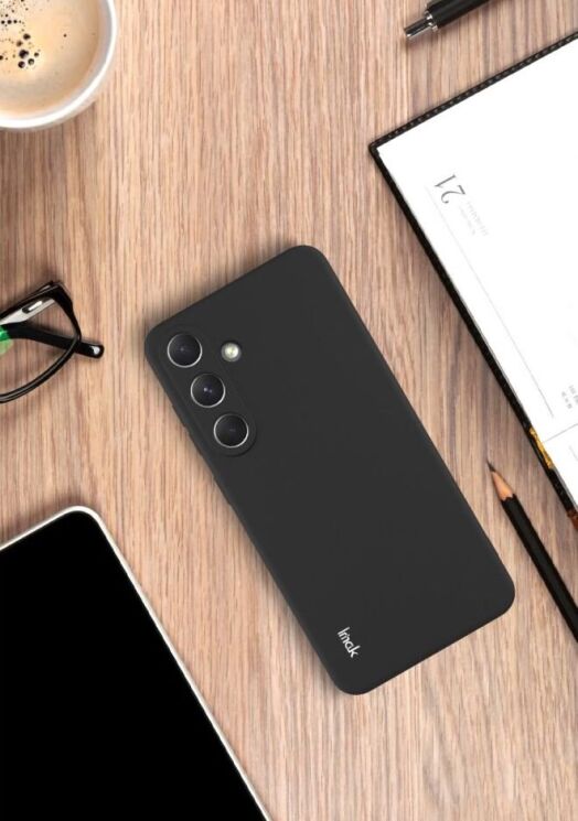 Силиконовый (TPU) чехол IMAK UC-3 Series для Samsung Galaxy S24 (S921) - Black: фото 11 из 12