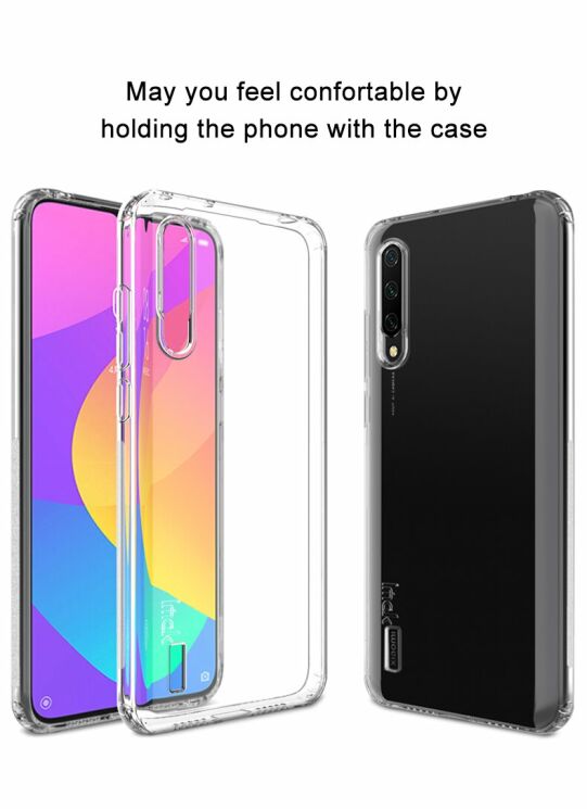 Силиконовый (TPU) чехол IMAK UX-6 Series для Xiaomi Mi 9 Lite / Mi CC9 - Transparent: фото 17 из 17