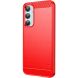 Силиконовый (TPU) чехол MOFI Carbon Fiber для Samsung Galaxy M35 (M356) - Red (355716R). Фото 2 из 10