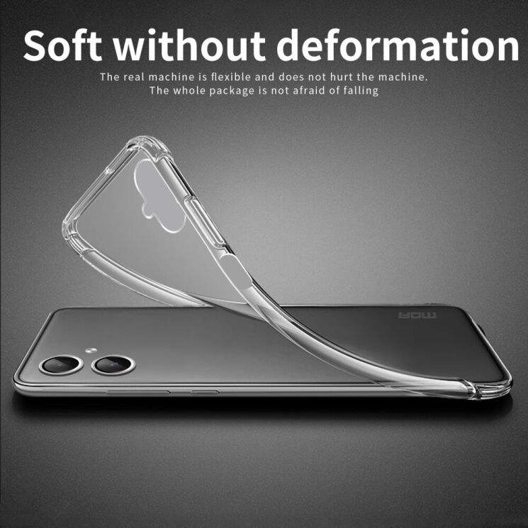 Силиконовый (TPU) чехол MOFI Thin Guard для Samsung Galaxy A06 (A065) - Black: фото 4 из 11