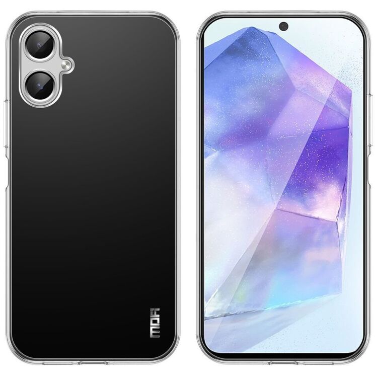 Силиконовый (TPU) чехол MOFI Thin Guard для Samsung Galaxy A06 (A065) - Black: фото 2 из 11