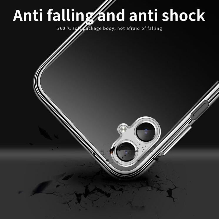 Силиконовый (TPU) чехол MOFI Thin Guard для Samsung Galaxy A06 (A065) - Black: фото 10 из 11