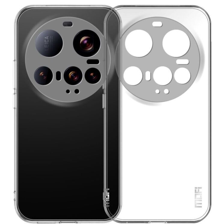 Силиконовый (TPU) чехол MOFI Thin Guard для Xiaomi 15 Ultra - Transparent: фото 1 из 10