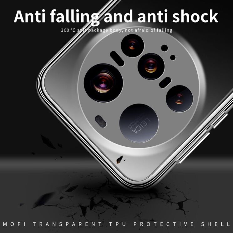 Силиконовый (TPU) чехол MOFI Thin Guard для Xiaomi 15 Ultra - Transparent: фото 9 из 10
