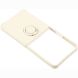 Силиконовый (TPU) чехол с кольцом Deexe Color Shell (FF) для Samsung Galaxy Flip 8 - Beige (423529E). Фото 5 из 5