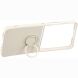 Силиконовый (TPU) чехол с кольцом Deexe Color Shell (FF) для Samsung Galaxy Flip 8 - Beige (423529E). Фото 3 из 5